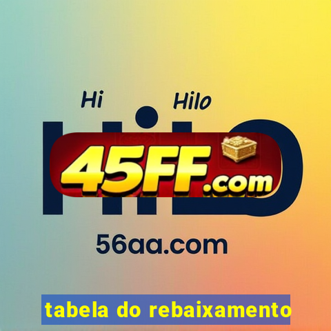 tabela do rebaixamento